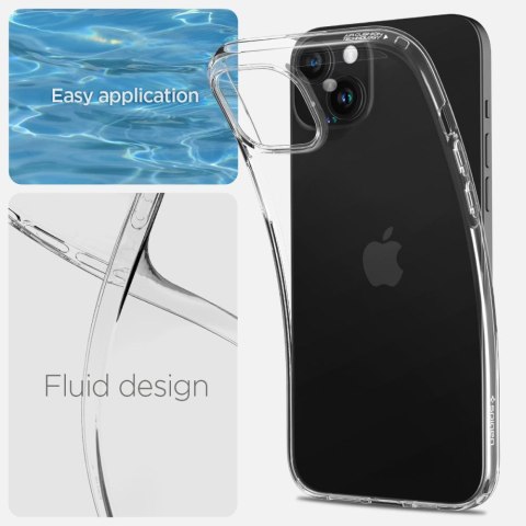 Etui case na iPhone 15 Liquid Crystal - przezroczyste