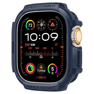 Etui ochronne na Apple Watch Ultra 1 / 2 Rugged Armor 49 mm - granatowe