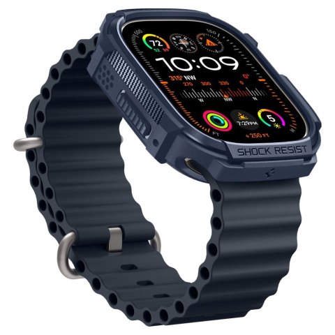 Etui ochronne na Apple Watch Ultra 1 / 2 Rugged Armor 49 mm - granatowe