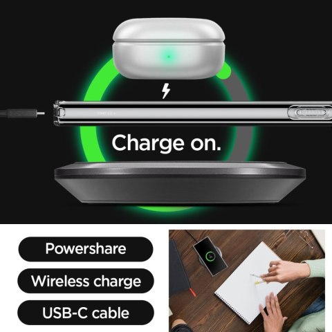 Etui ochronne na Samsung Galaxy S24 Ultra Liquid Crystal - przezroczyste