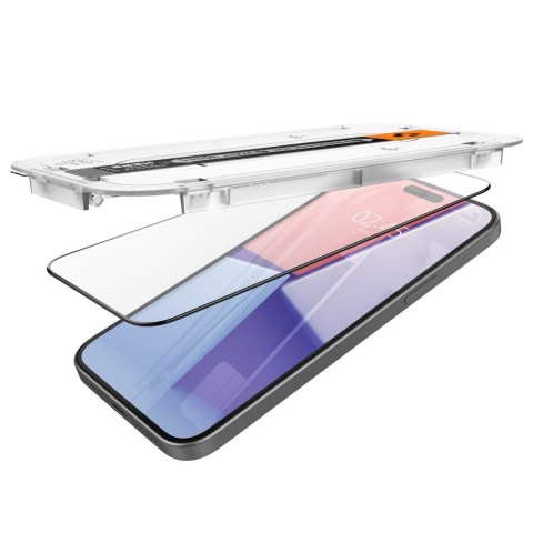 Szkło hartowane ochronne na iPhone 15 Glas.tR EZ Fit FC - czarne
