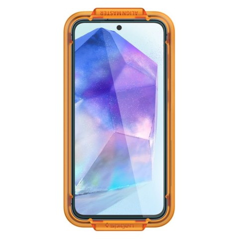Szkło hartowane z ramką monatżową na Samsung Galaxy A55 Glas tR AlignMaster - 2 szt.