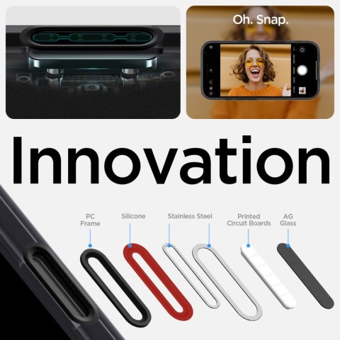 Etui pokrowiec na iPhone 16e Ultra Hybrid T MagSafe - półprzezroczysto czarne