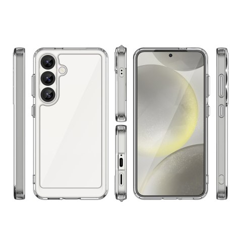 Etui z żelową ramką na Xiaomi Poco C71 Outer Space Case - przezroczyste