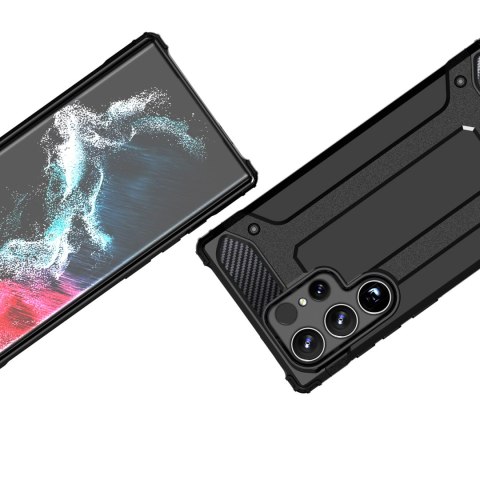 Pancerne hybrydowe etui na Xiaomi Redmi Note 14 5G Hybrid Armor - czarne