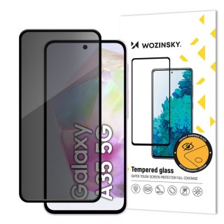 Szkło hartowane prywatyzujące na Samsung Galaxy A35 z filtrem anti-spy Privacy Glass
