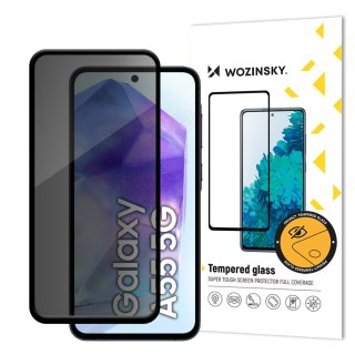 Szkło hartowane prywatyzujące na Samsung Galaxy A55 z filtrem anti-spy Privacy Glass