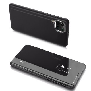 Futerał etui z klapką na Samsung Galaxy A22 4G Clear View Case - czarny