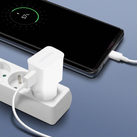 Ładowarka sieciowa Samsung USB-A 15W z kablem USB-A - USB-C - biała