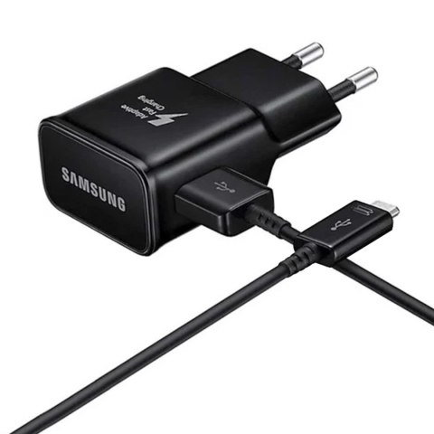 Ładowarka sieciowa Samsung USB-A 15W z kablem USB-A - USB-C - czarna
