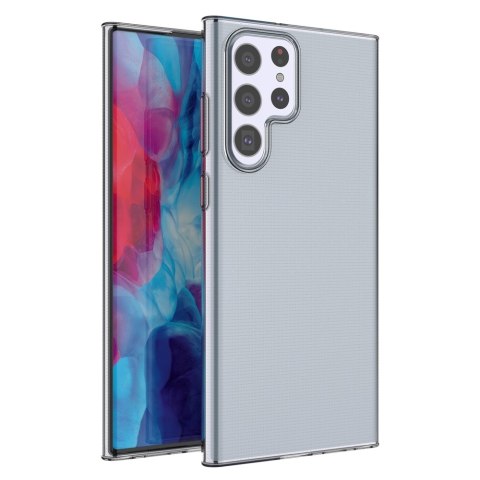 Żelowy pokrowiec etui Ultra Clear do Samsung Galaxy S22 Ultra przezroczysty