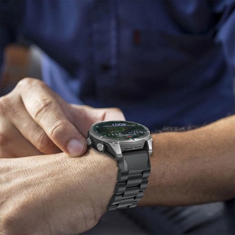 Bransoletka na zegarek Garmin Fenix 5 / 6 / 6 PRO / 7 / 8 / E - tytanowa