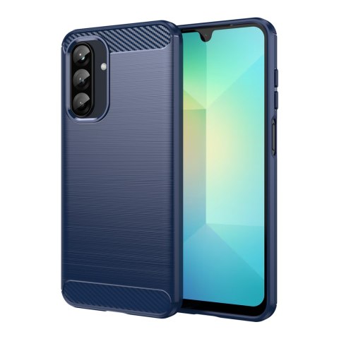 Etui silikonowe na Samsung Galaxy A26 Carbon Case - niebieskie