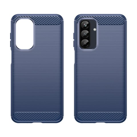 Etui silikonowe na Samsung Galaxy A26 Carbon Case - niebieskie