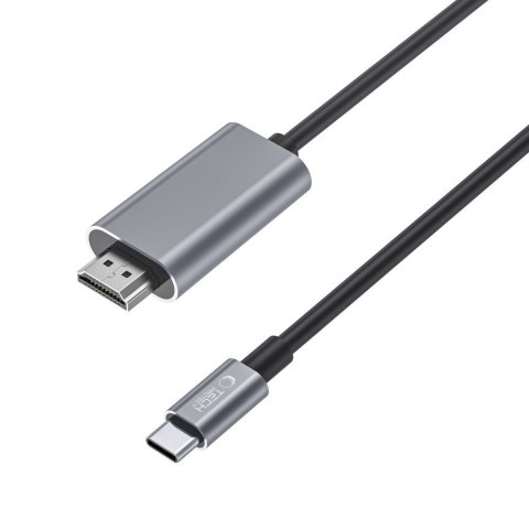 Kabel przewód USB-C - HDMI 4K 60Hz 2m - czarny