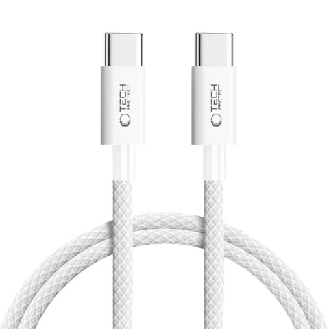 Kabel przewód USB-C PD 60W 3A 100 cm - szary