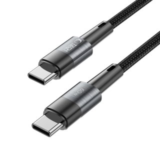 Kabel przewód USB-C PD 60W 3A 3m - szary