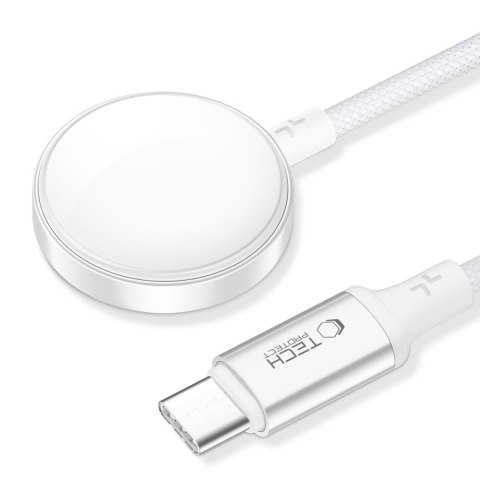 Ładowarka indukcyjna do Apple Watch USB-C 3W 1m - biała