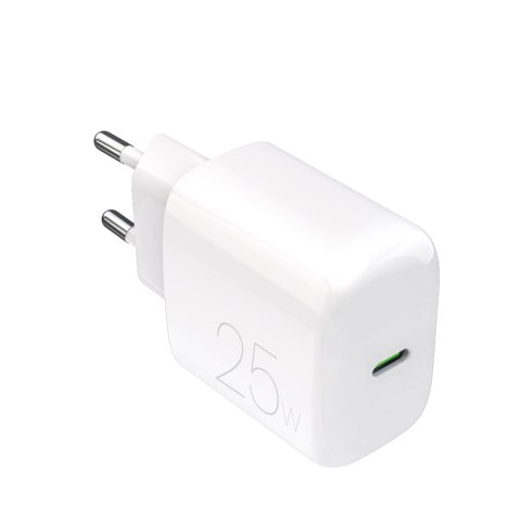 Ładowarka sieciowa USB-C Power Delivery 25W - biała
