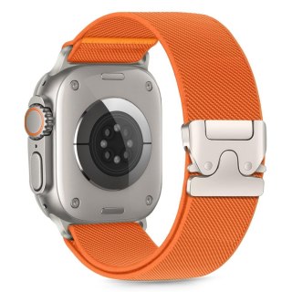 Pasek Apple Watch 44 / 45 / 46 / 49 mm Nylon Clasp - pomarańczowy