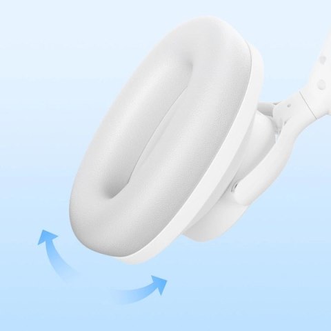 Słuchawki bezprzewodowe z aktywną redukcją hałasu Hybrid ANC SOUNFII Q20S - białe