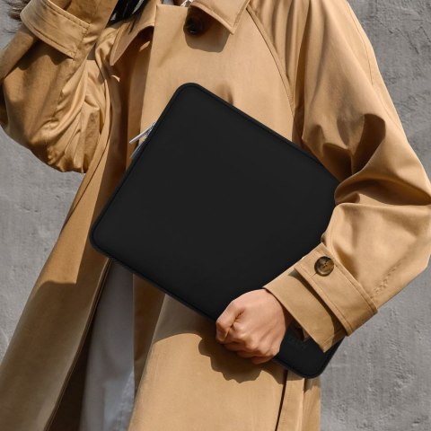 Torba etui pokrowiec na laptopa 15-16'' + etui na akcesoria - czarna