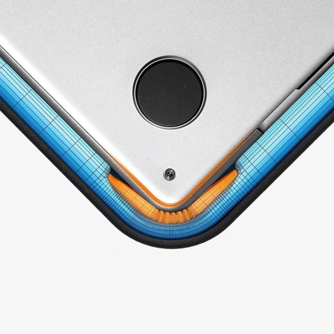 Torba na laptopa 17'' i akcesoria 44x31x7cm - czarna