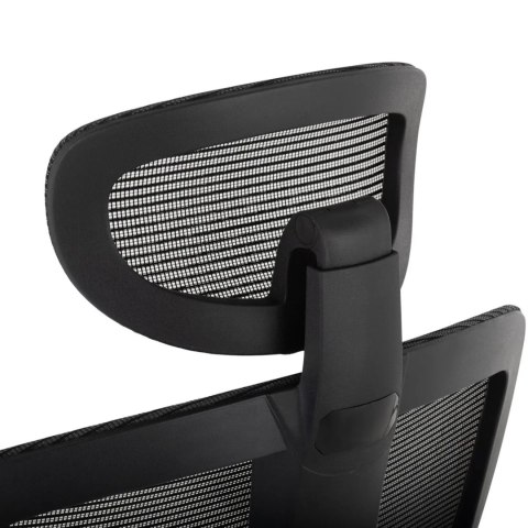 Fotel krzesło biurowe ergonomiczne z oparciem z siatki regulowane do 150 kg