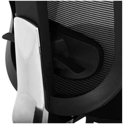 Fotel krzesło biurowe ergonomiczne z oparciem z siatki regulowane do 150 kg