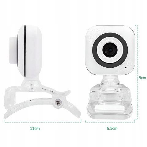 Kamera internetowa z mikrofonem do komputera regulowana USB