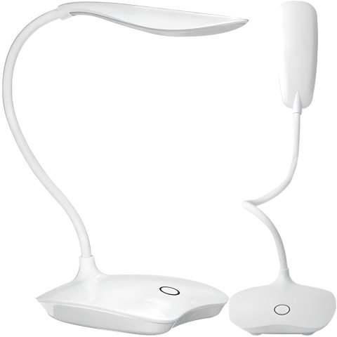 Lampa biurkowa szkolna dotykowa do czytania nauki 3 jasności 14 LED USB