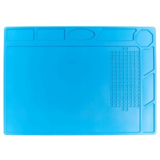 Mata stołowa antystatyczna do lutowania z organizerem silikonowa 320 x 230 mm