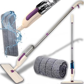 Mop płaski do mycia podłóg ze spryskiwaczem składany 400 ml