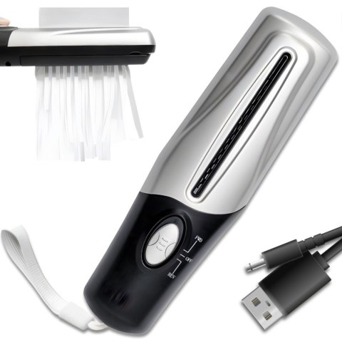 Niszczarka do dokumentów papieru ręczna przenośna 11 cm