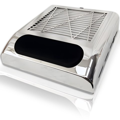 Pochłaniacz pyłu do paznokci kosmetyczny bezworkowy 80 W - srebrny