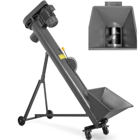 Podajnik slimakowy do pelletu materiałów sypkich 1.4 m 1000 kg/h