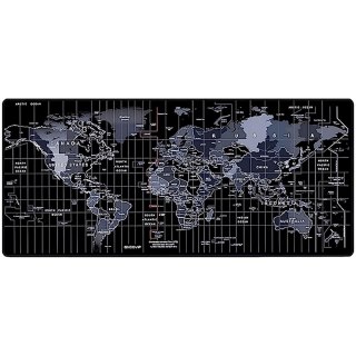 Podkładka mata gamingowa na biurko pod mysz XXL 80 x 30 cm - mapa świata