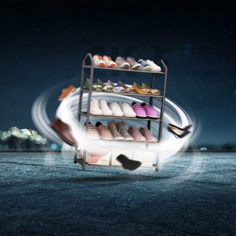 Półka regał stojak na buty 5 poziomów 42 cm