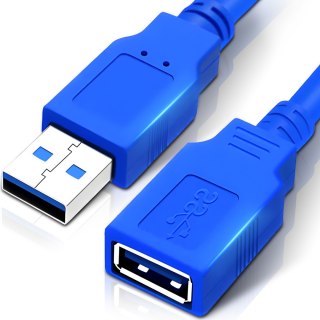 Przedłużacz USB 3.0 kabel ekranowany 3 m