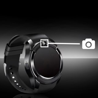 Smartwatch zegarek multifunkcyjny na kartę SIM z aparatem BT microSD