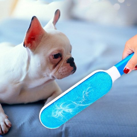 Szczotka do usuwania sierści psa kota z ubrań tapicerki dywanów - 2 szt.