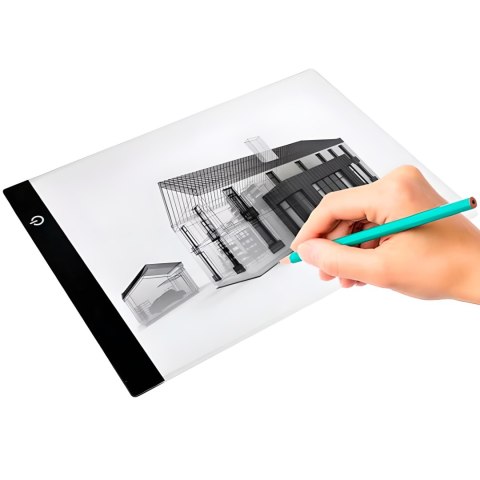 Tablica podświetlana deska kreślarska do rysowania LED A4
