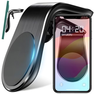 Uchwyt samochodowy holder magnetyczny do telefonu na kratkę nawiewu