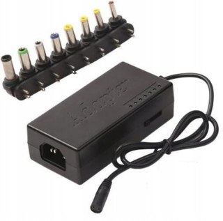 Zasilacz ładowarka uniwersalna sieciowa do laptopa 8 końcówek 96 W