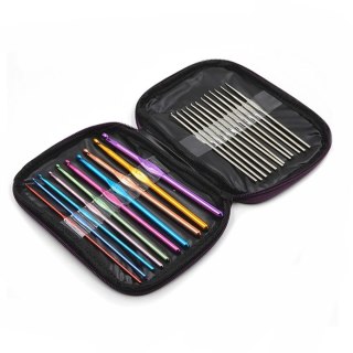 Zestaw do szydełkowania w etui 0,5-6,5 - 50 el.