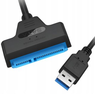 Adapter przejściówka do dysku HDD SSD SATA-USB 2,5'' 32 cm