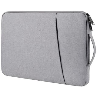 Etui miękki pokrowiec na laptop 14-15,6'' - szary