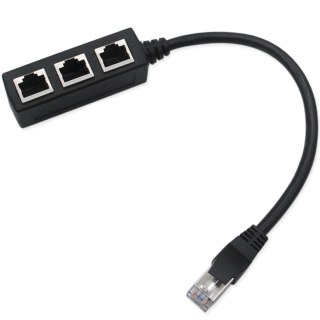 Hub rozdzielacz sieciowy RJ45 3x LAN