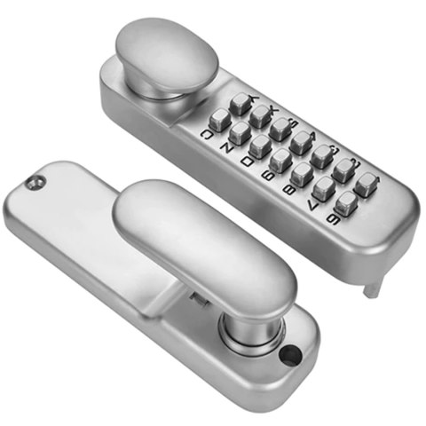 Klamka do drzwi na kod z zamkiem szyfrowym mechanicznym