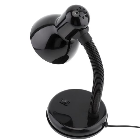 Lampka szkolna biurkowa regulowana E27 220 V - czarna